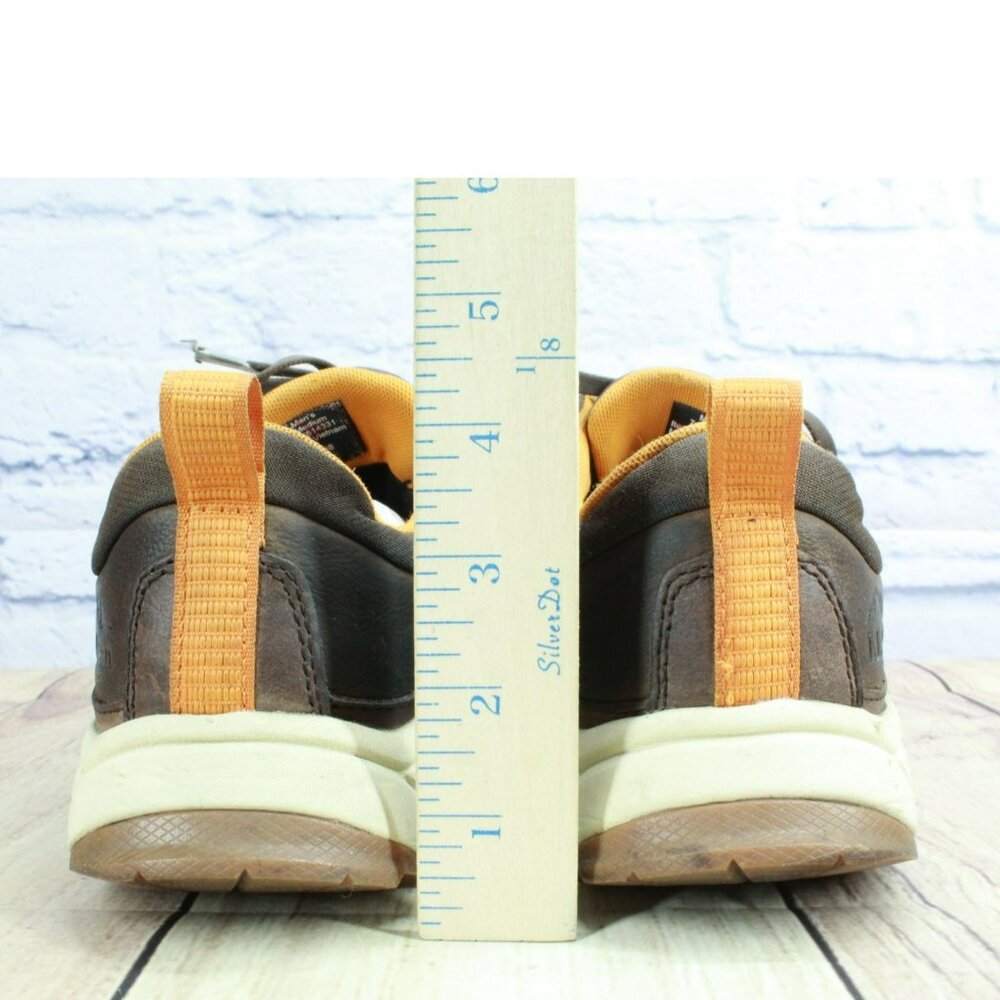 LL Bean Trailfinder Brown Leather Waterproof Rugged Hiking Shoes Size 7 M - Picture 6 of 9